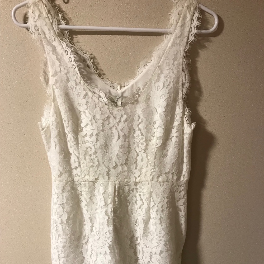 Joie white lace dress (xsmall)